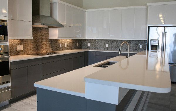 White Quartz Kitchen