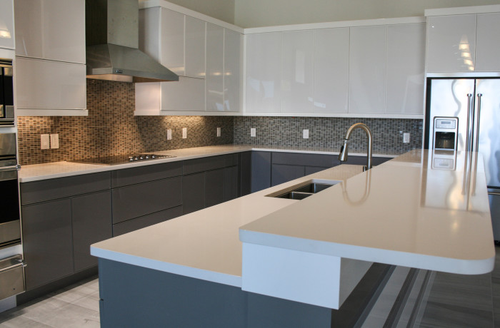 White Quartz Kitchen