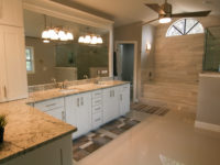 White Marfina Master Bath