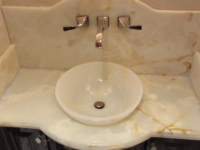 White Onyx Vanity Top